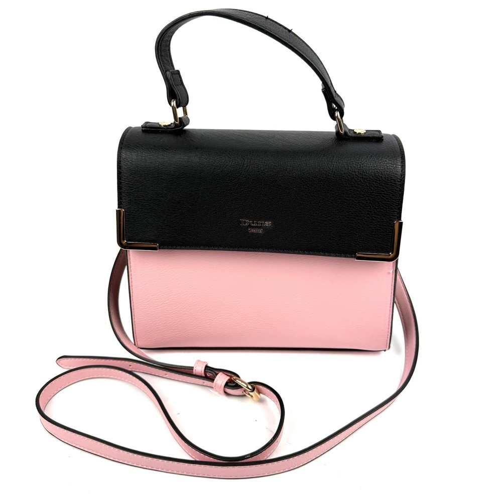 Dune London Pink Handbag Gold Hardware Satchel Top Handle Barbiecore Brand New